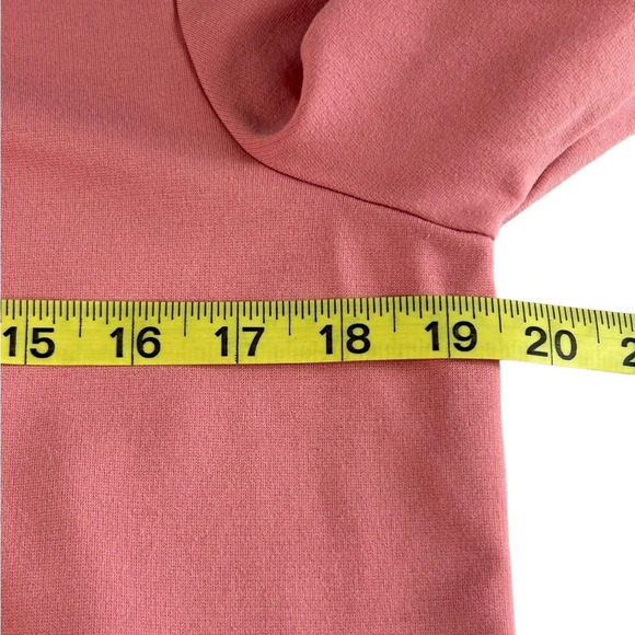 Lauren Ralph Lauren Pink Bell Sleeve Top Sz S Crewneck - Picture 6 of 11
